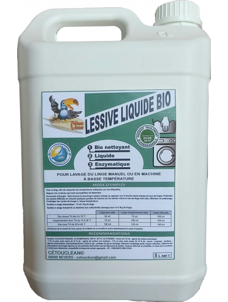 Lessive liquide bio
