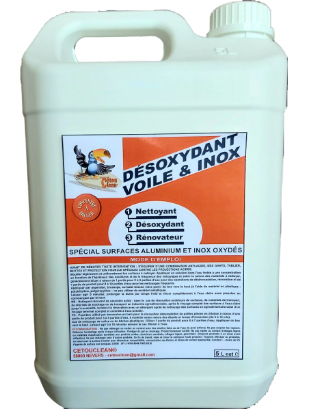 Désoxydant voile et Inox