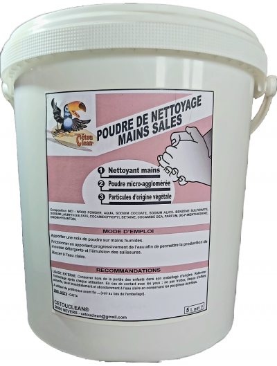 savon poudre pour les mains