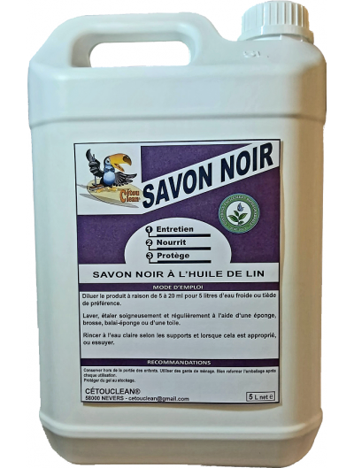 savon noir liquide entretien maison