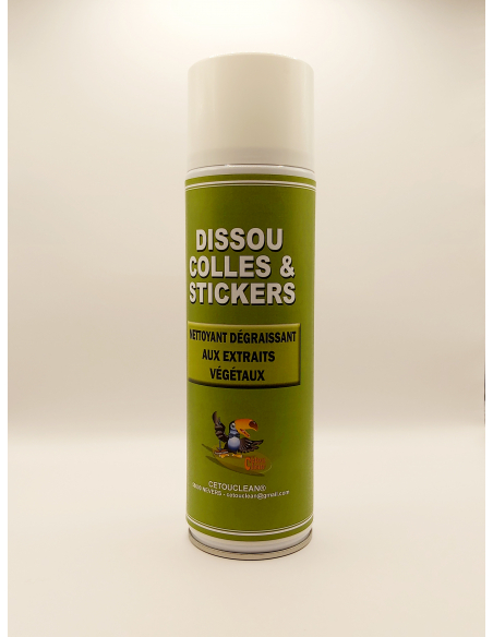 dissous colles et stickers